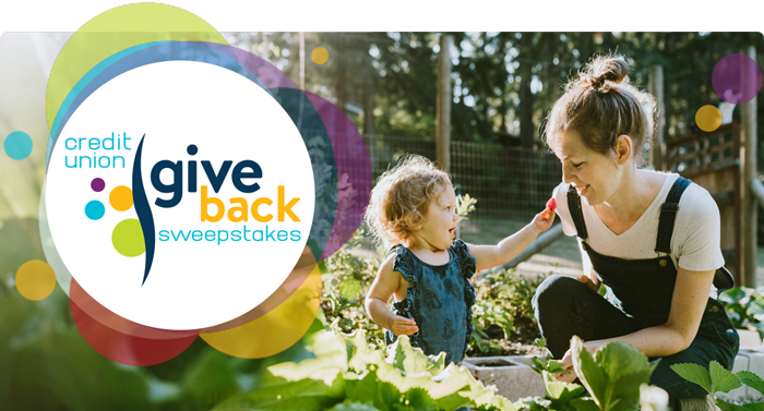 credit union give back sweepstakes