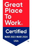 Certified as a Great Place to Work