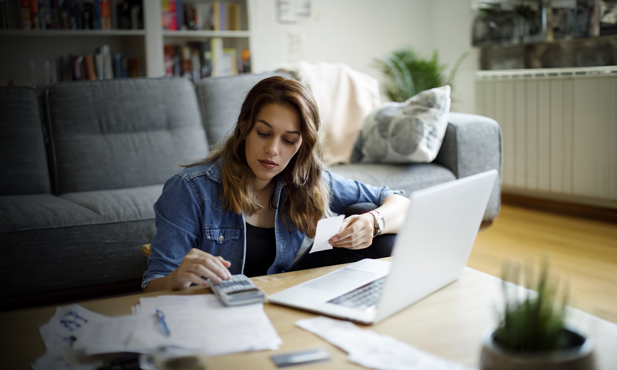 Girl applying for scholarship online