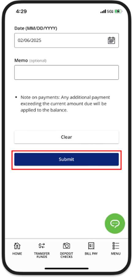 10 Digital Banking Make a Payment - Mobile