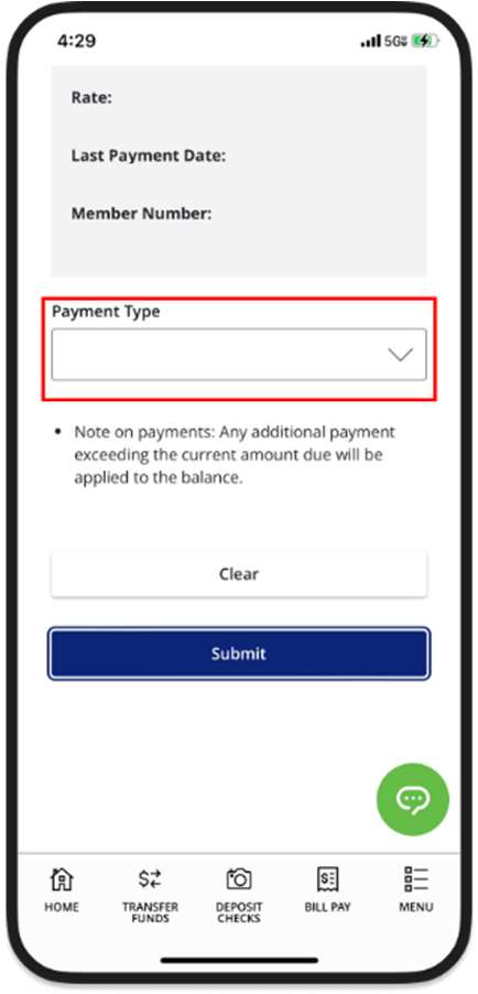 5 Digital Banking Make a Payment - Mobile