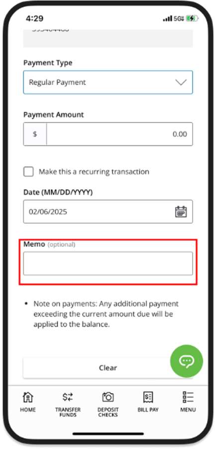 9 Digital Banking Make a Payment - Mobile