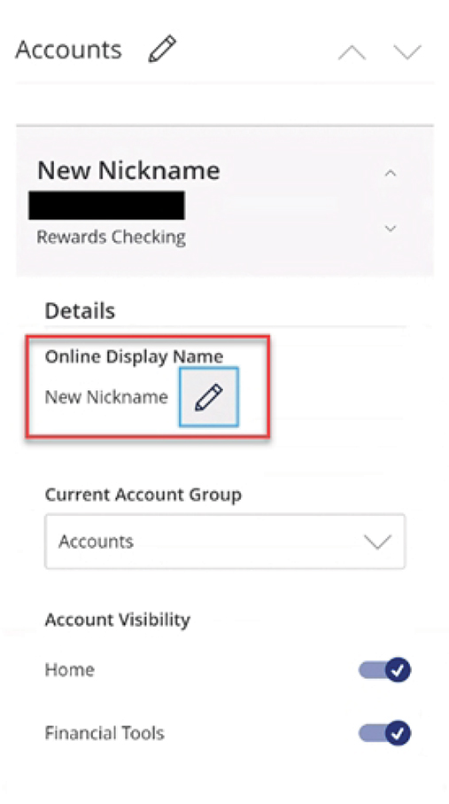 Mobile-account-accounts-new-nickname-onliine-display-name