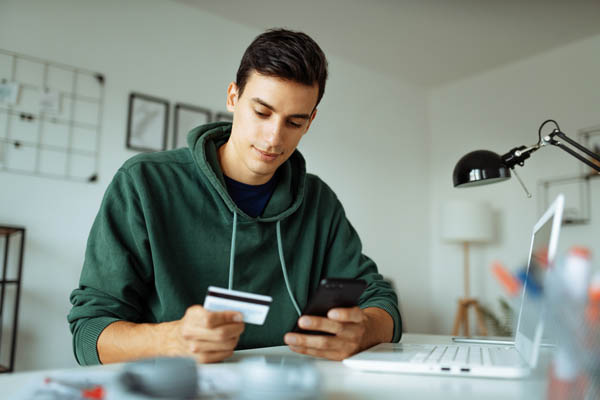 Man with Credit Card