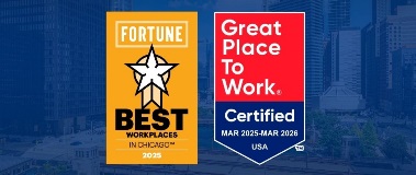 Homepage news Fortune link to blog post Fortune Media and Great Place To Work Name Consumers Credit Union to <em>Fortune </em>Best Workplaces in Chicago<sup>TM</sup> for 2nd Consecutive Year